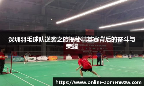 深圳羽毛球队逆袭之旅揭秘精英赛背后的奋斗与荣耀